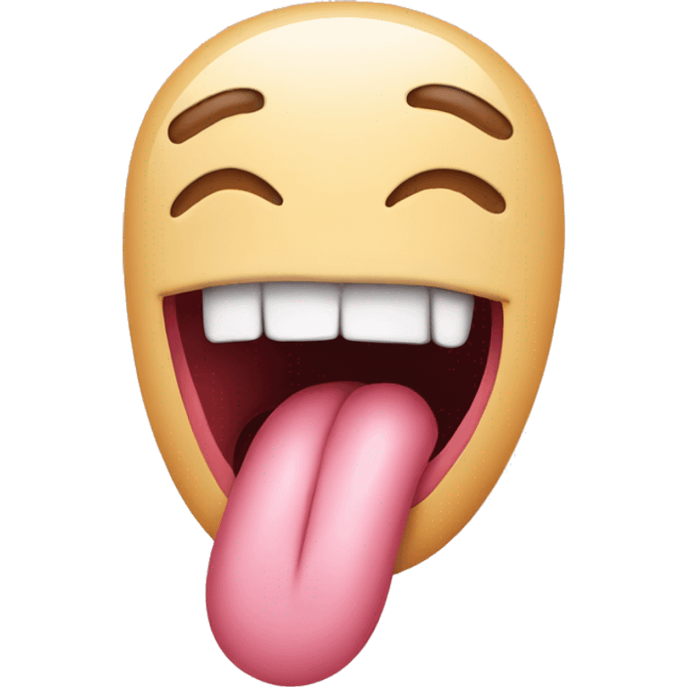 Tongue with piercing emoji