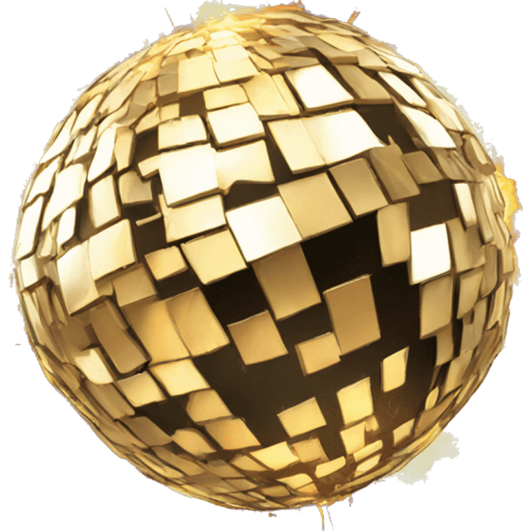 Exploding disco ball emoji