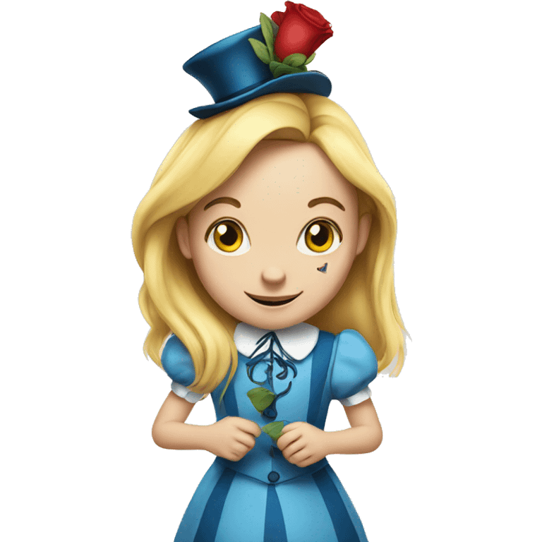 Alice in wonderland emoji