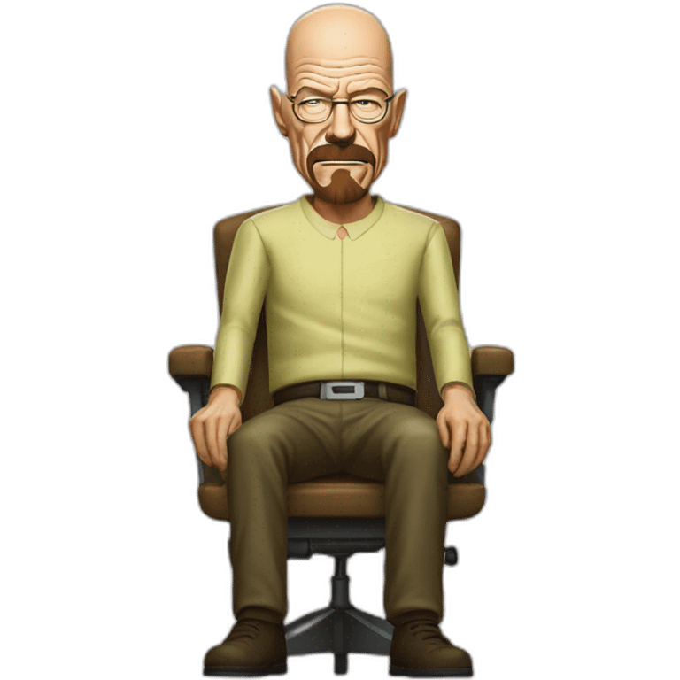 walter white as a chair emoji