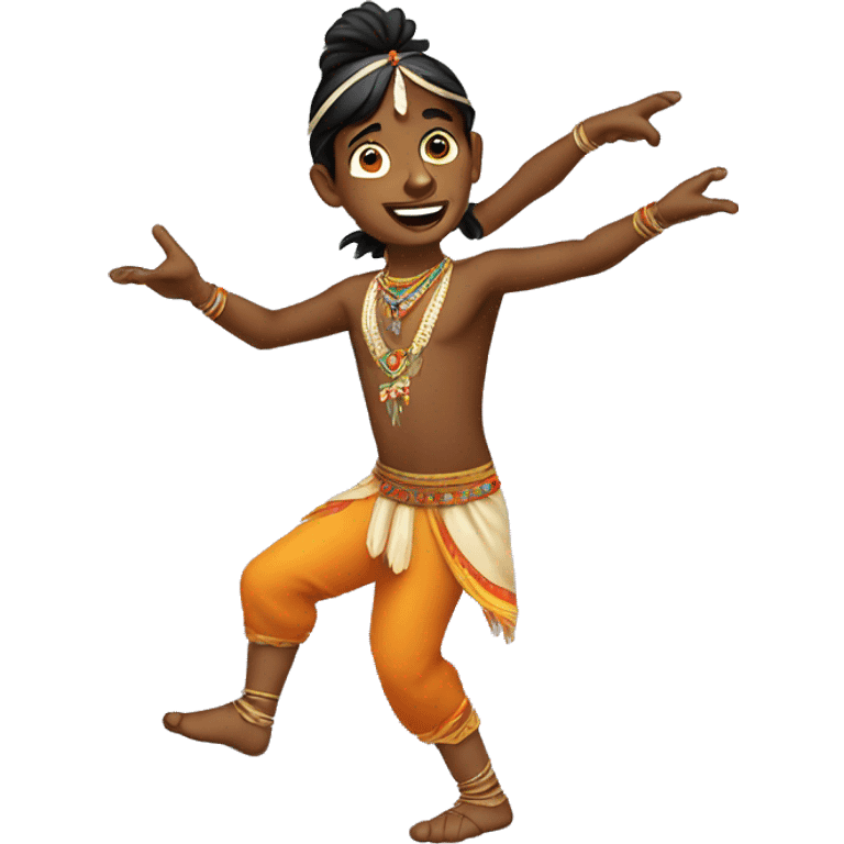 A dancing Indian boy emoji