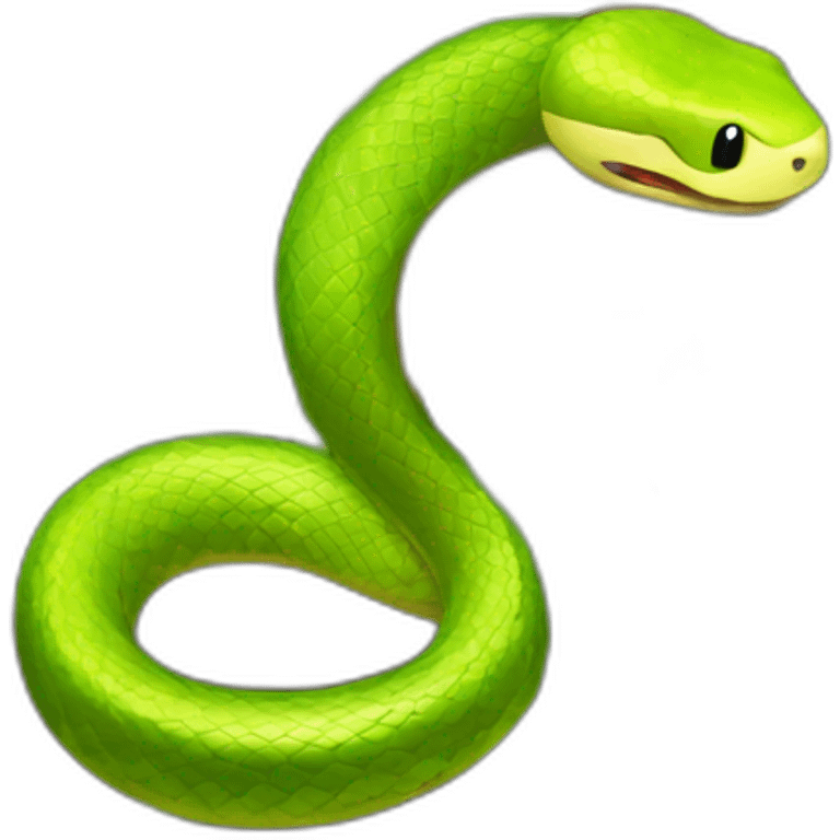 snake on tree emoji