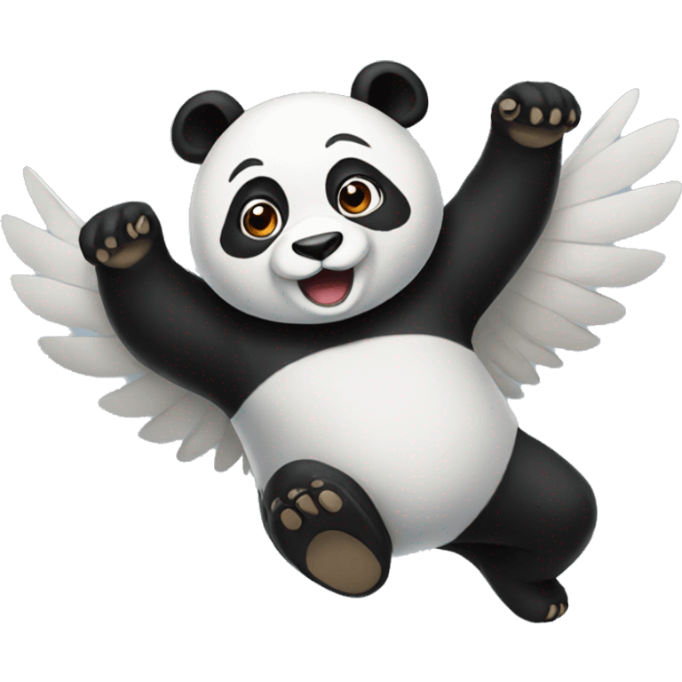 flying panda emoji