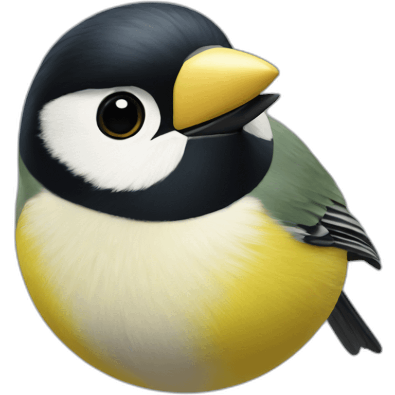 great tit head emoji