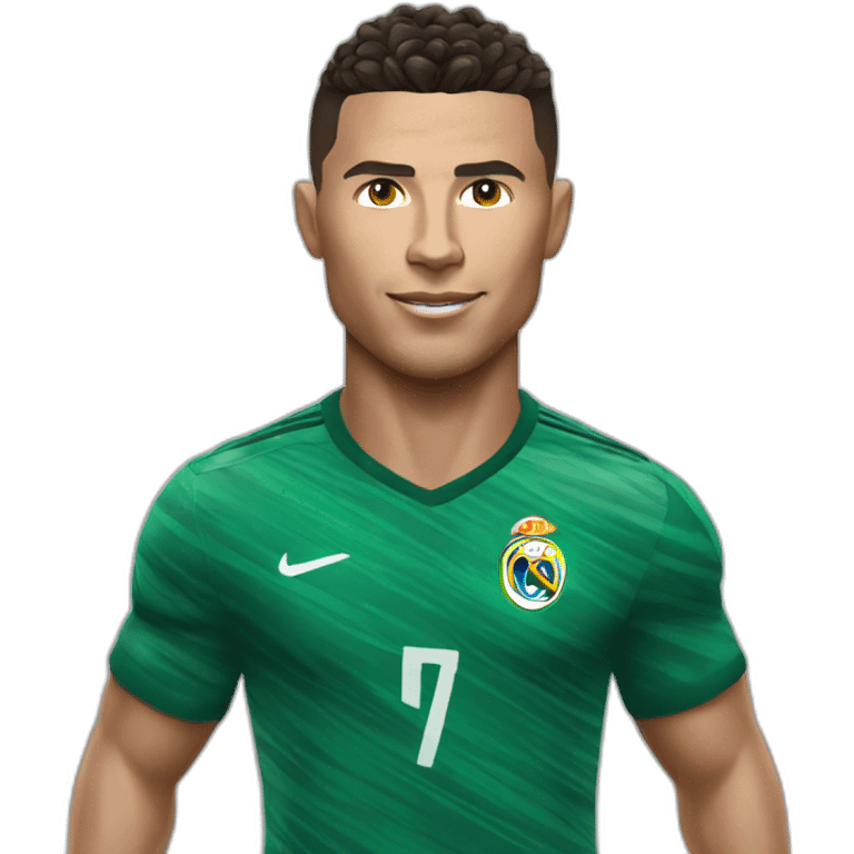 Ronaldo qui prend la coupe du monde emoji