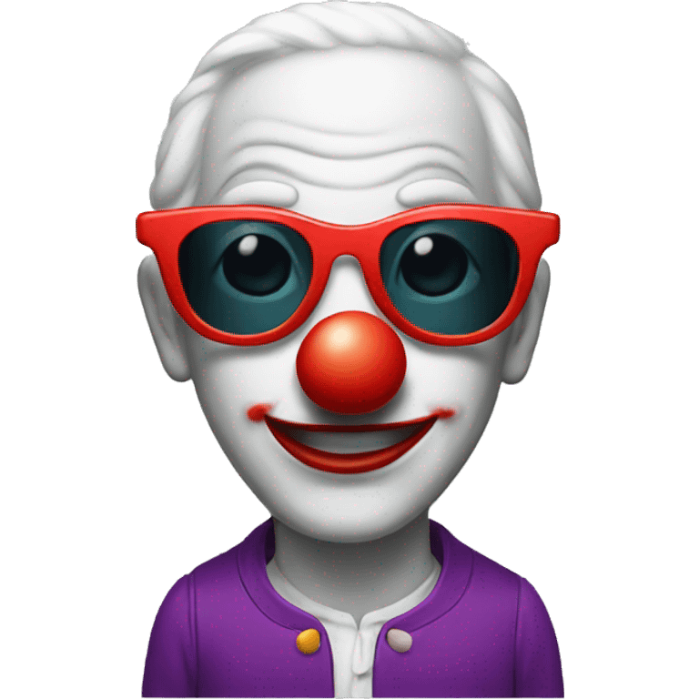 clown with sunglasses emoji