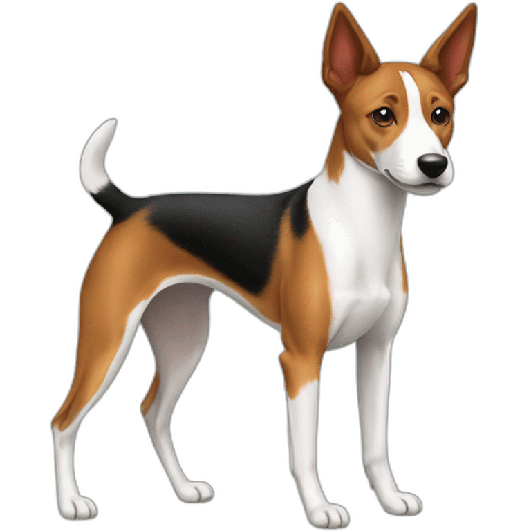 three colour basenji  emoji