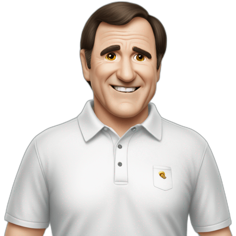 Richard Kind in a golf shirt emoji