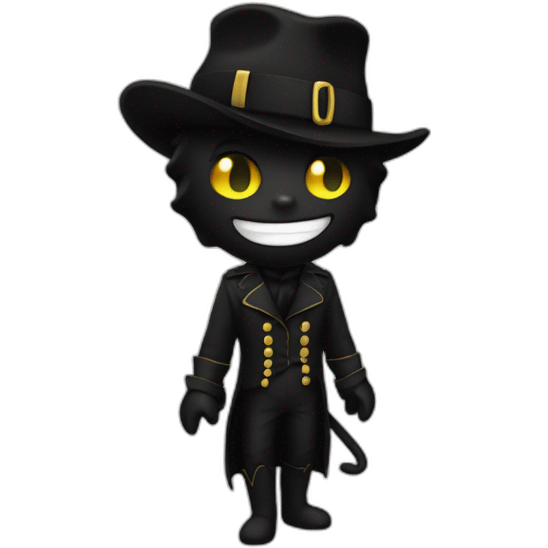 "Chat noir" fête emoji