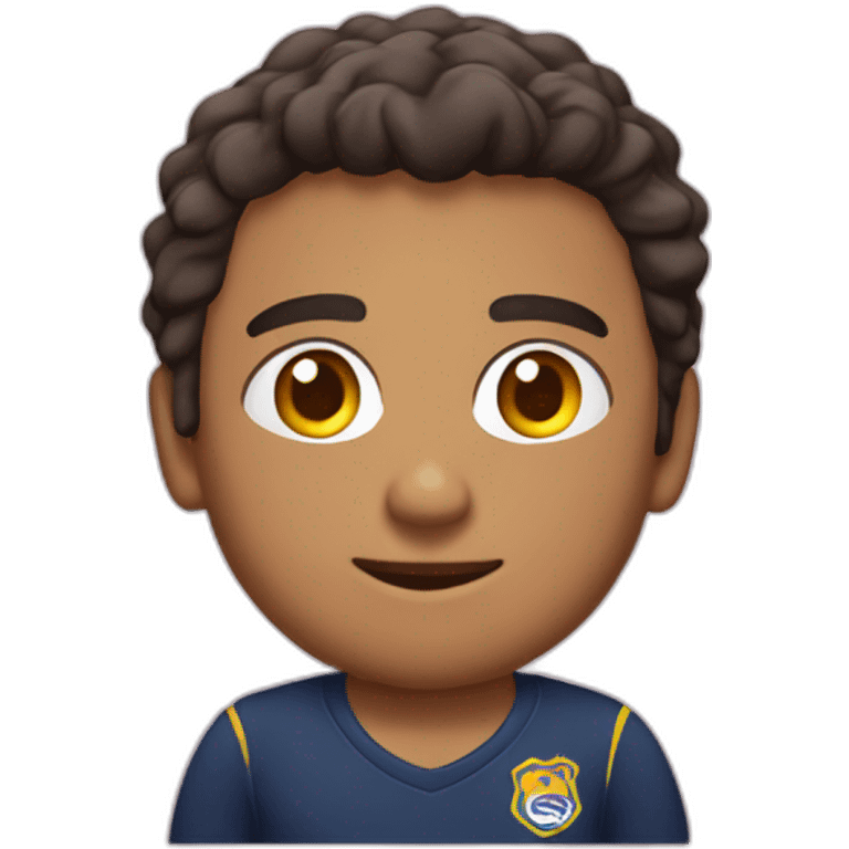 Chico con camiseta de Boca jrs emoji