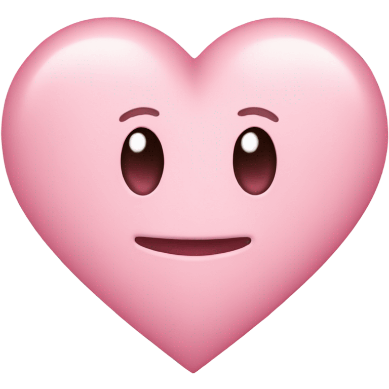 light pink heart emoji