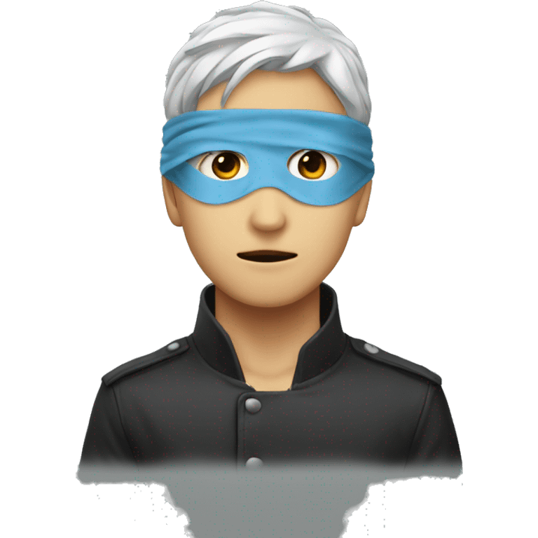 yuji with gojo blindfold emoji