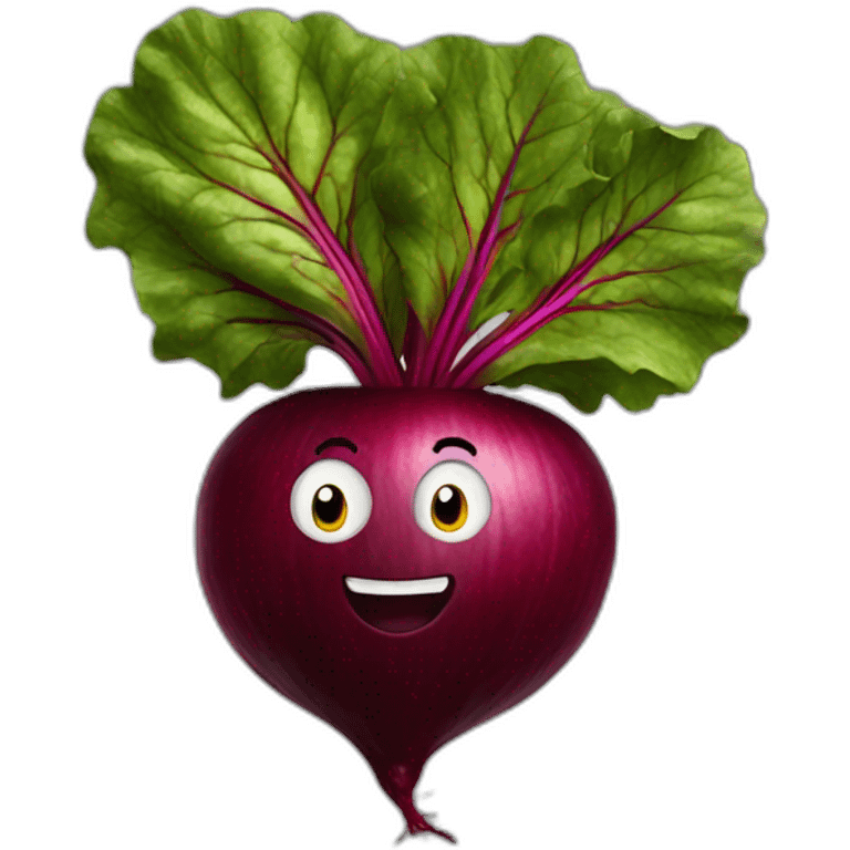 beetroot with corona on it emoji