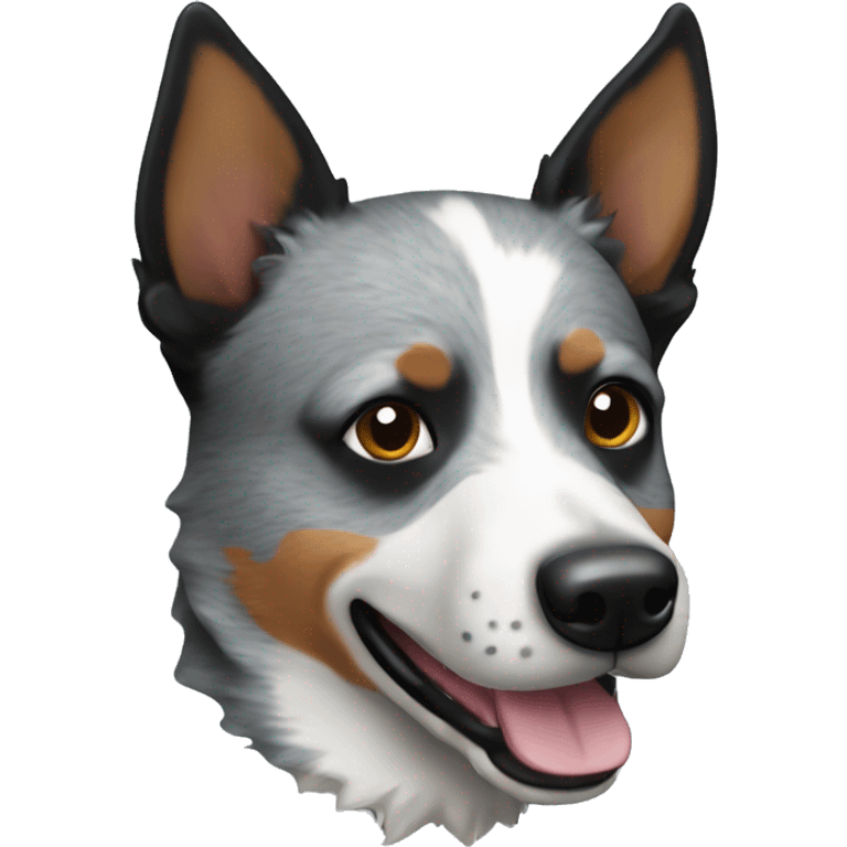 Blue heeler dog emoji