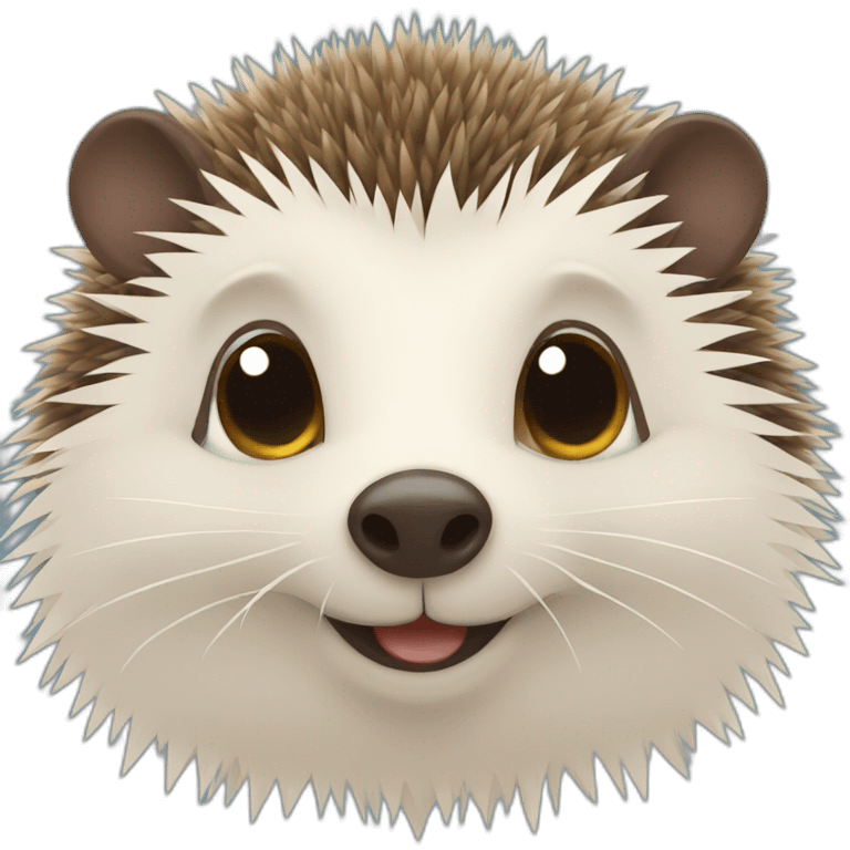 fluffy hedgehogs emoji