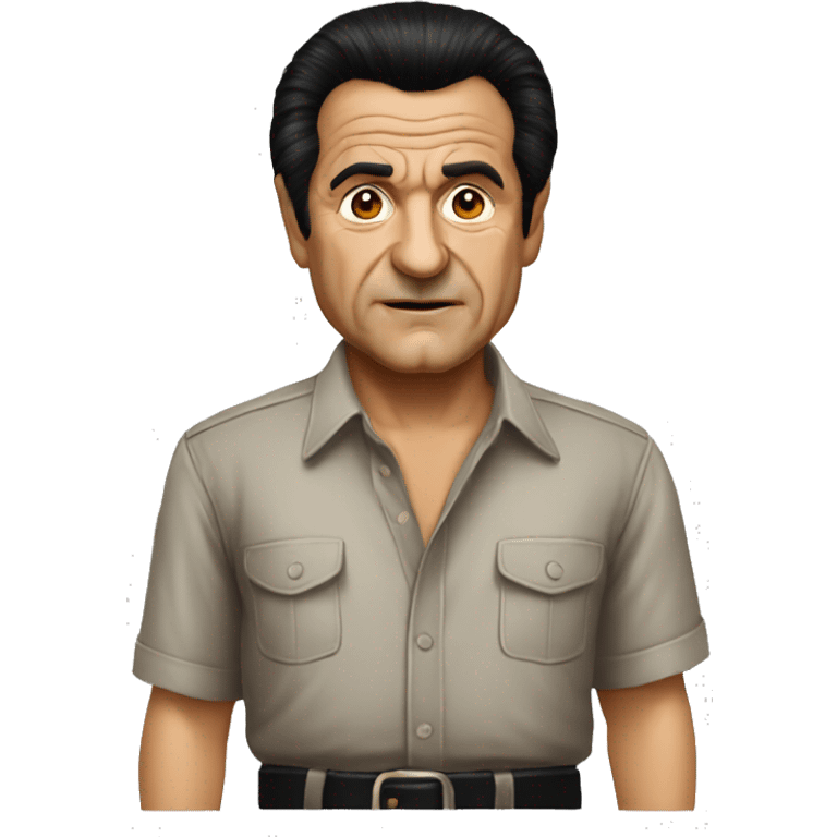 joe pesci black hair wearing shirt emoji