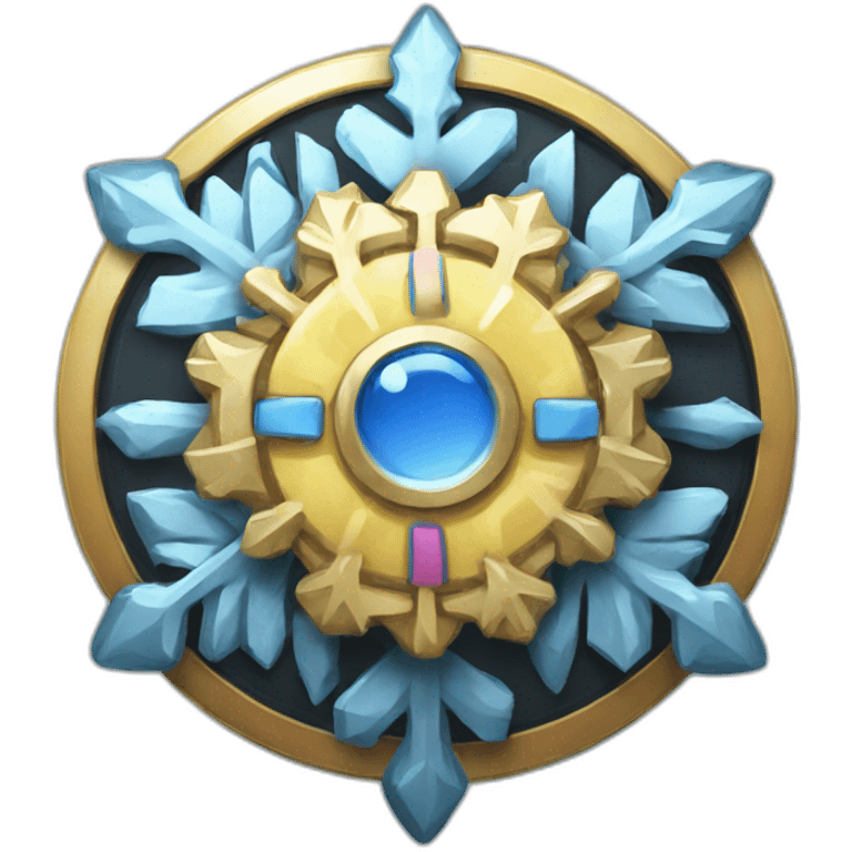 badge, medal, new year, snowflake, pokemon, picture, paint, draw emoji