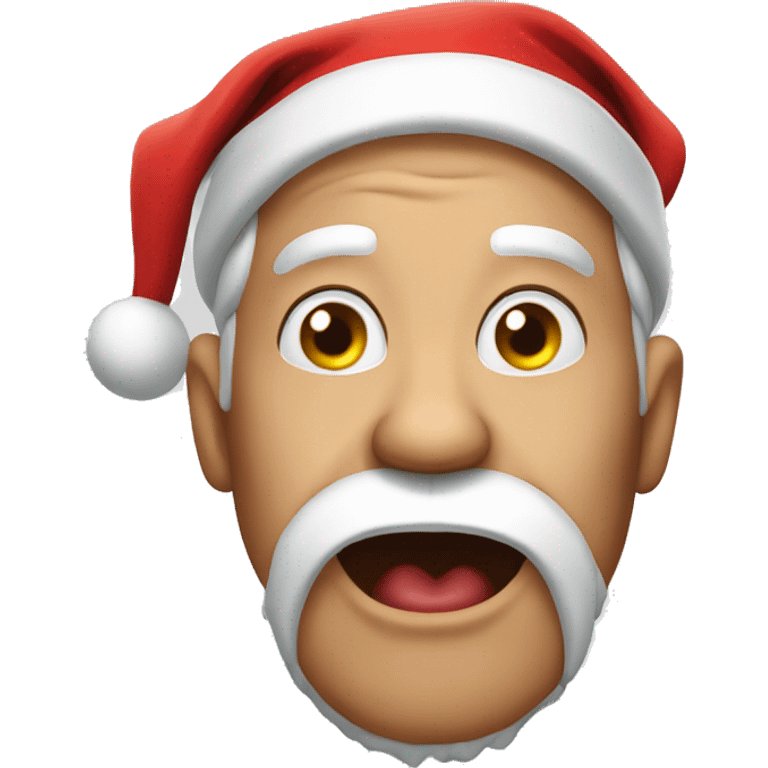 Crazy Santa  emoji