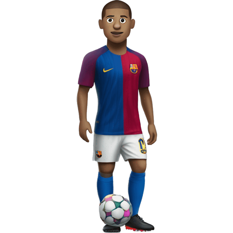 mbappé fc barcelon emoji