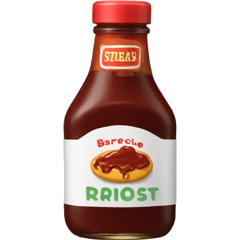 a bottle of Barbecue Sauce emoji