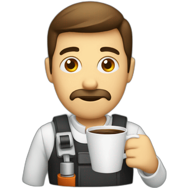 engineer-drinking-coffee emoji