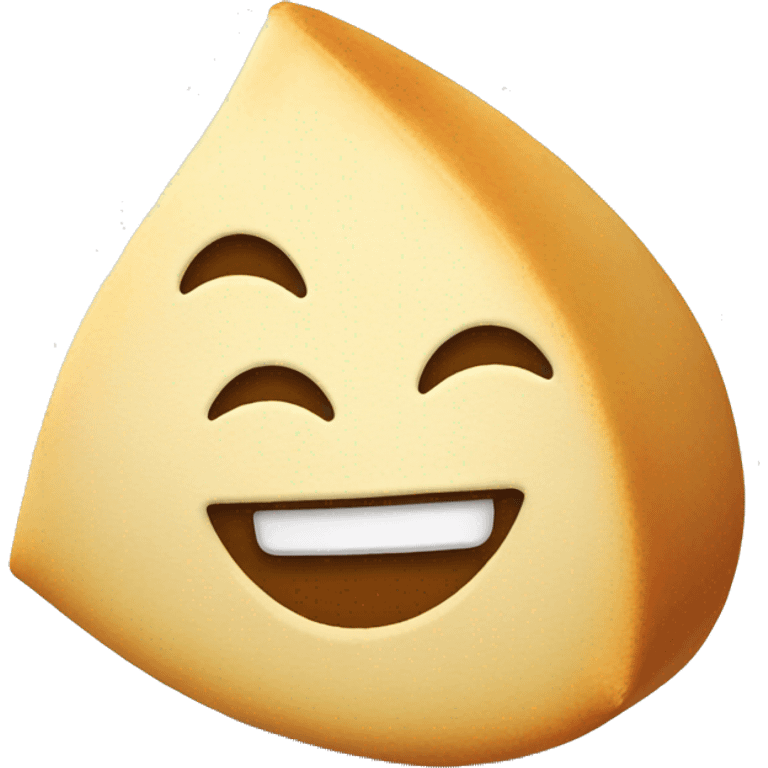 happy fortune cookie emoji