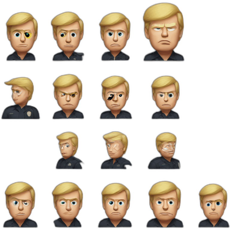 arrested trump emoji