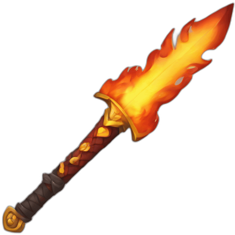 fire-sword emoji