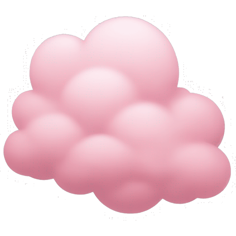 Cloud pink emoji