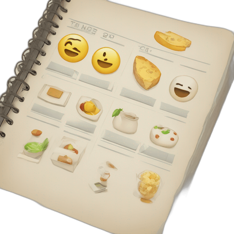 plan of a day emoji