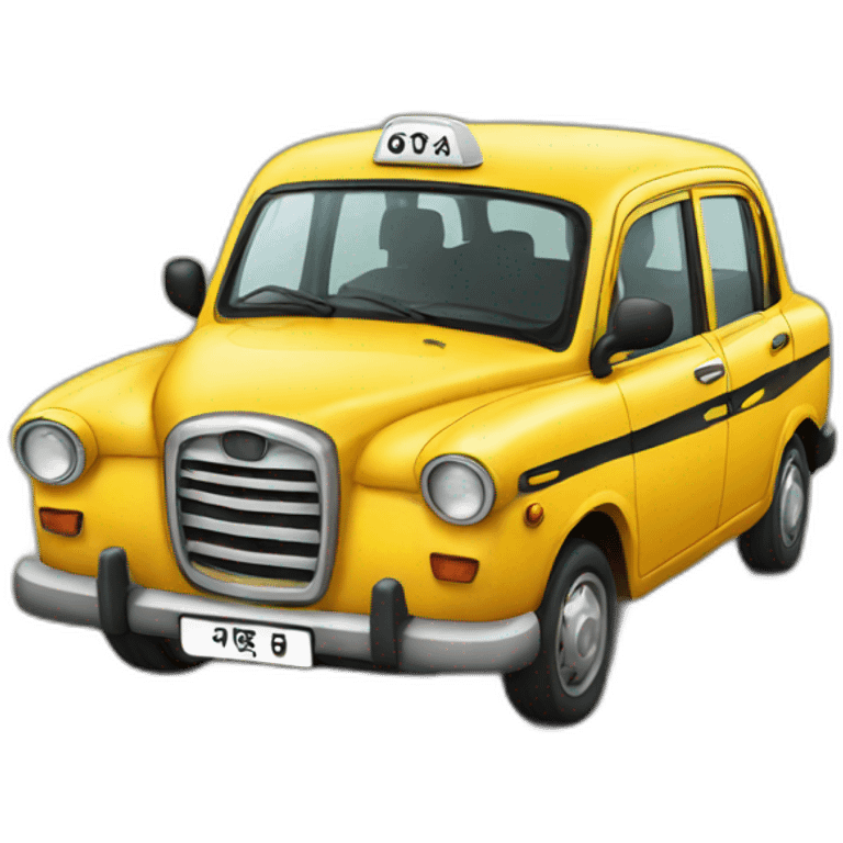 Mumbai taxi emoji