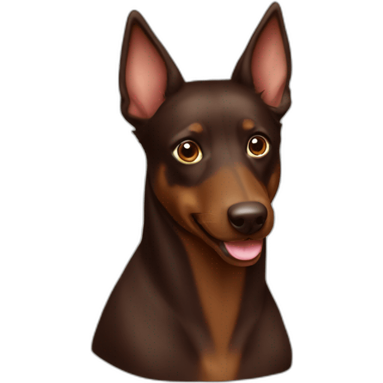 Australian kelpie chocolate emoji