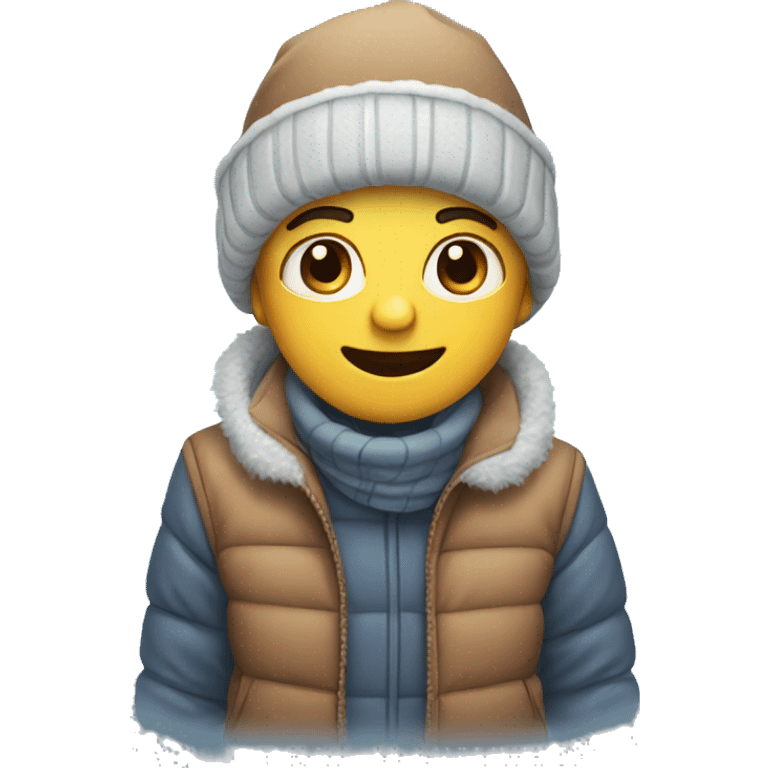 Cute winter  emoji