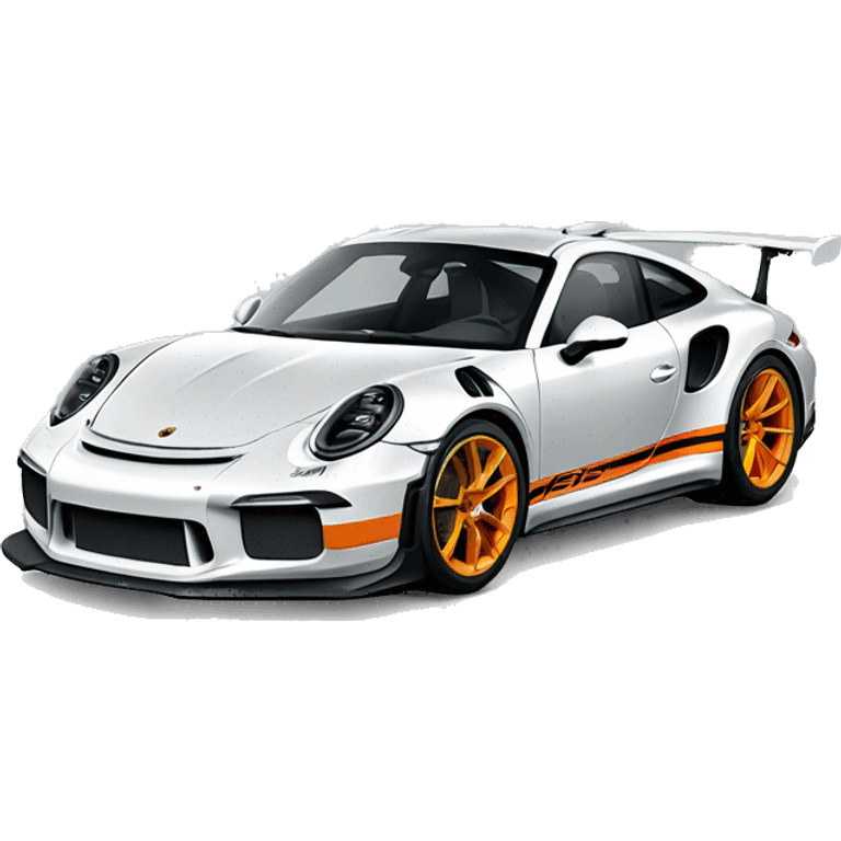 Side of a Porsche 911 gt3 rs emoji