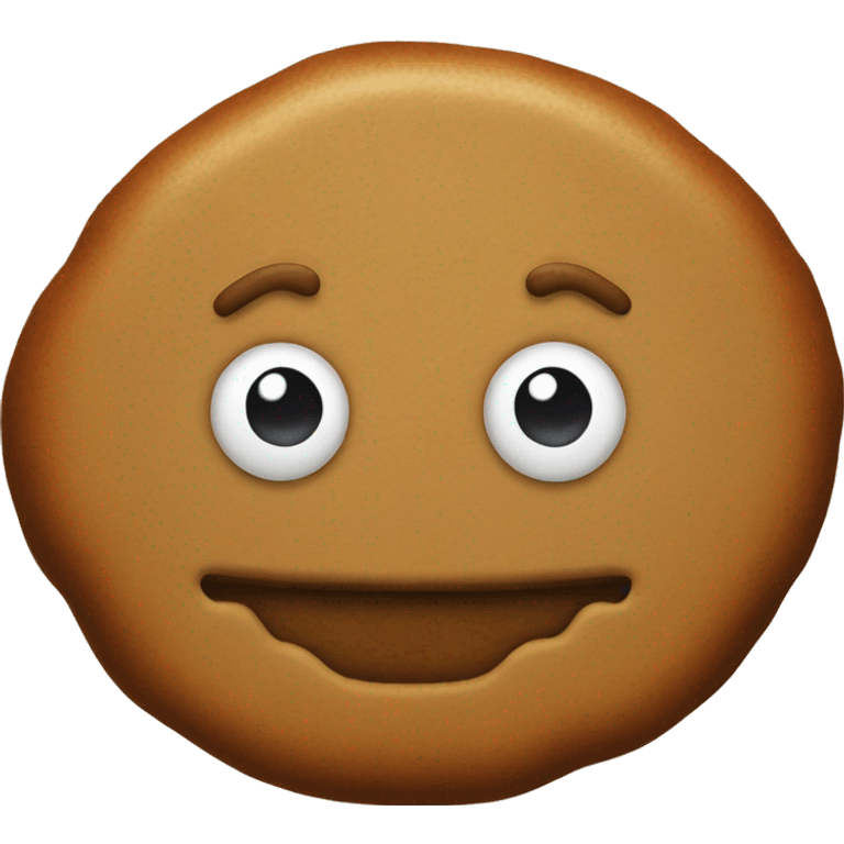 Gingerbread cookie emoji