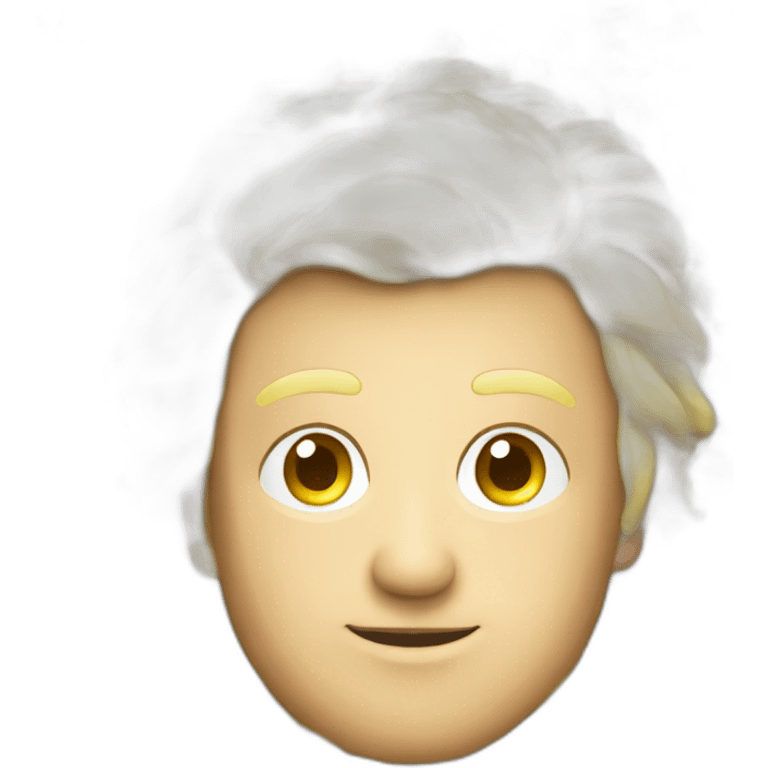 emoji amarillo inteligente señalando a la derecha emoji