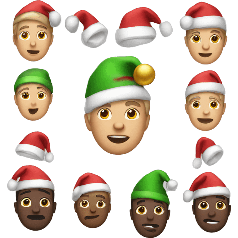 christmas themed emojis  emoji