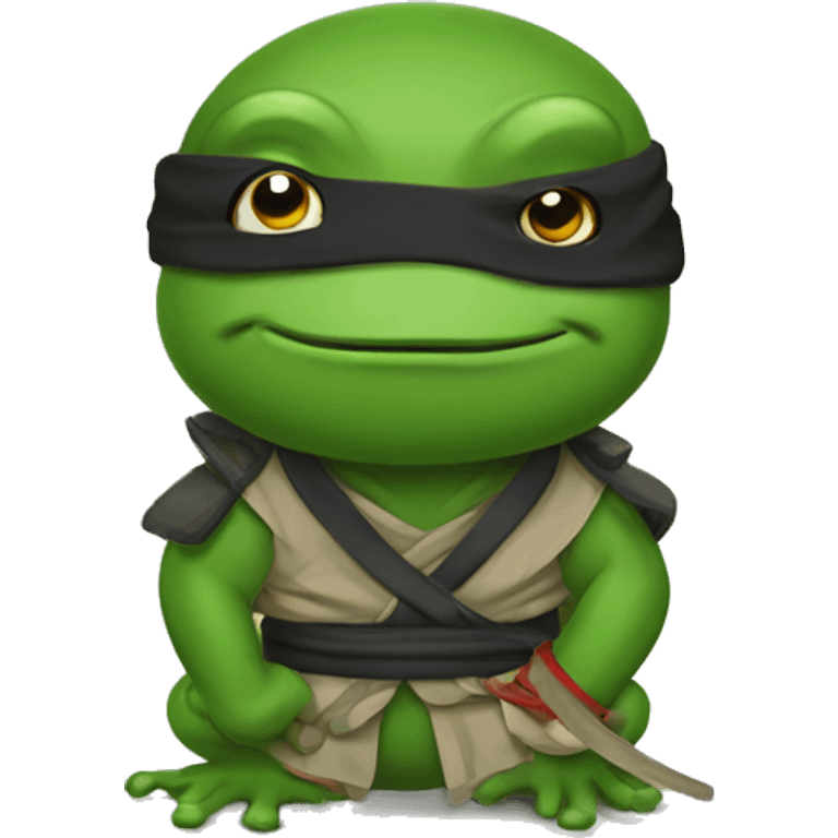 Frog ninja emoji