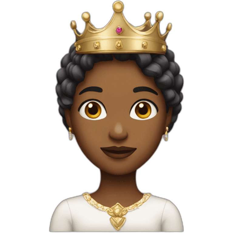 Girl queen emoji