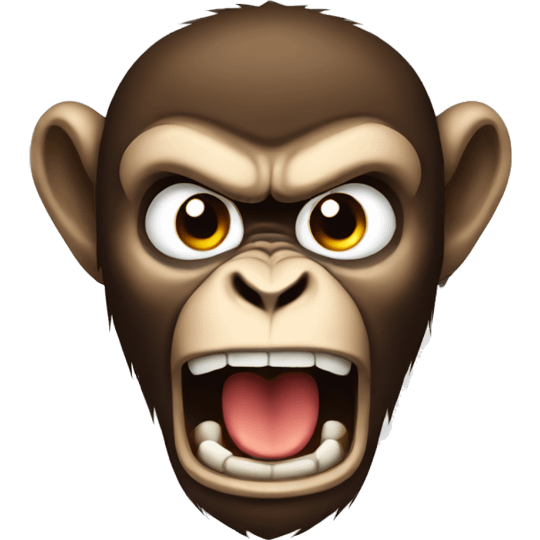 angry monkey emoji