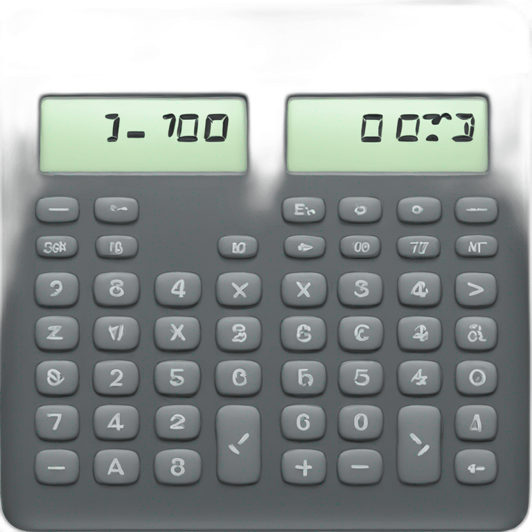 dual calculator screen emoji