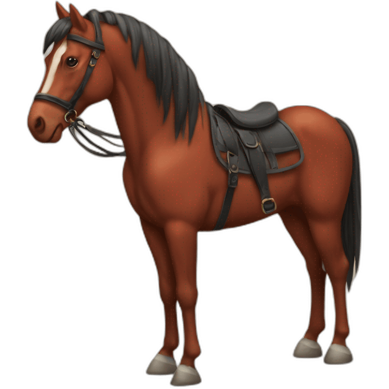 Cheval rouge emoji