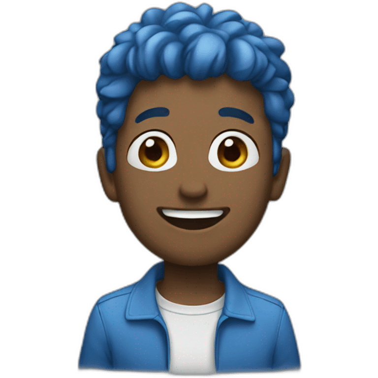 blue friends emoji