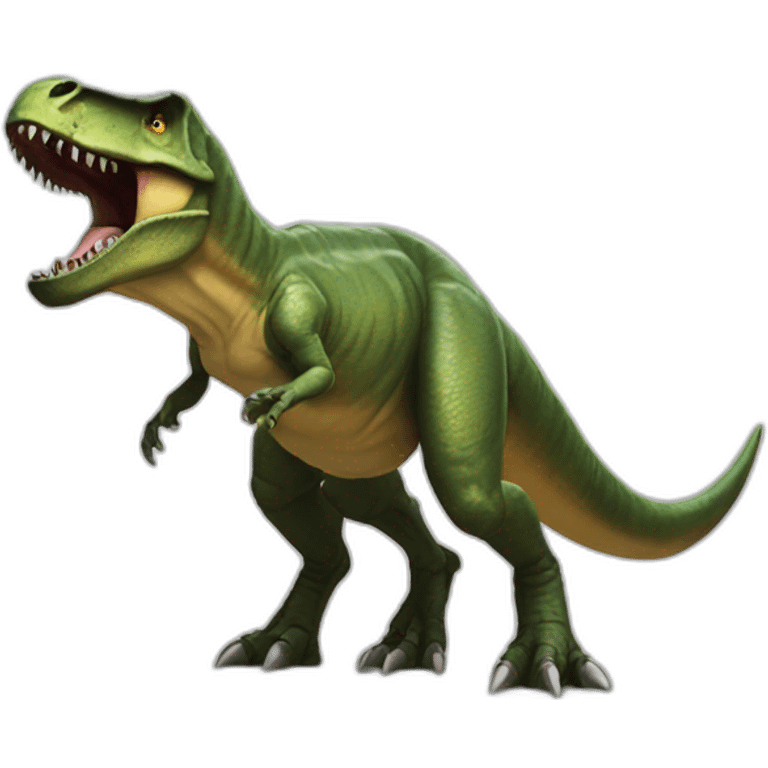 T-rex halo emoji