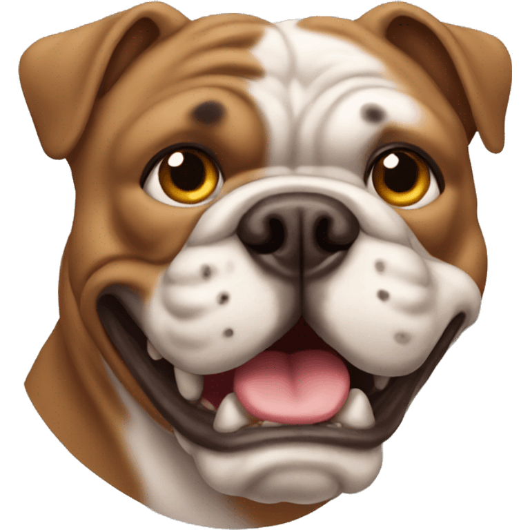 brown Bulldog emoji