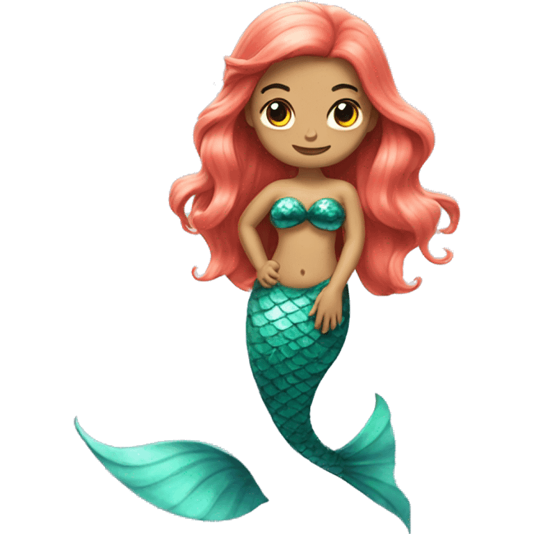 Mermaid with sparkle tail emoji