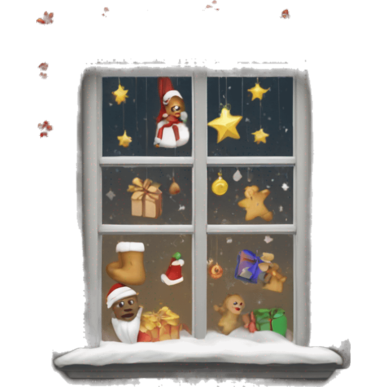 Christmas window emoji