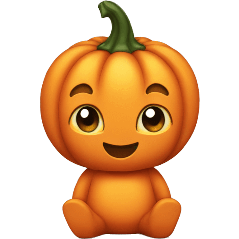 cute pumkin emoji