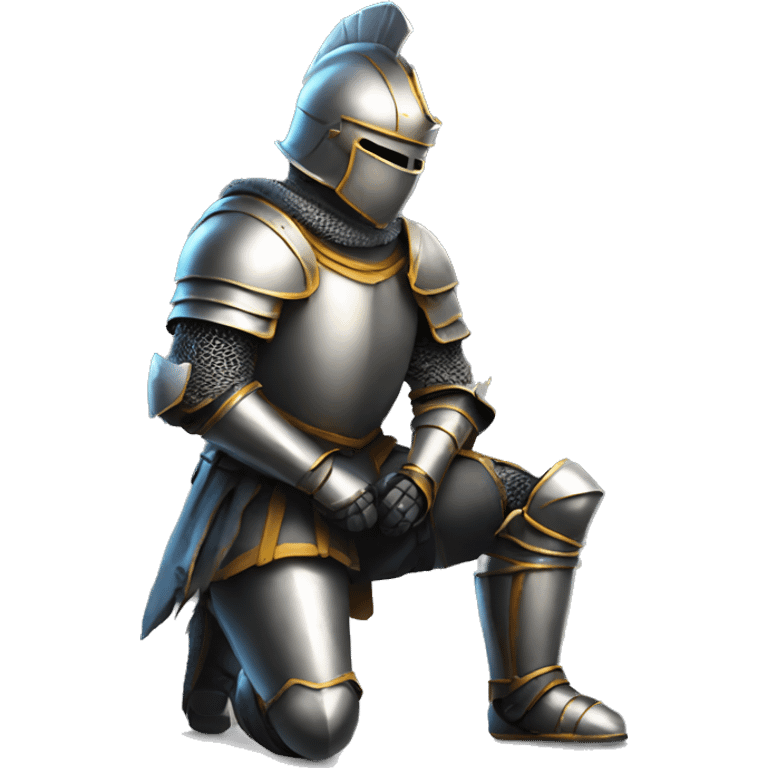 knight kneeling emoji