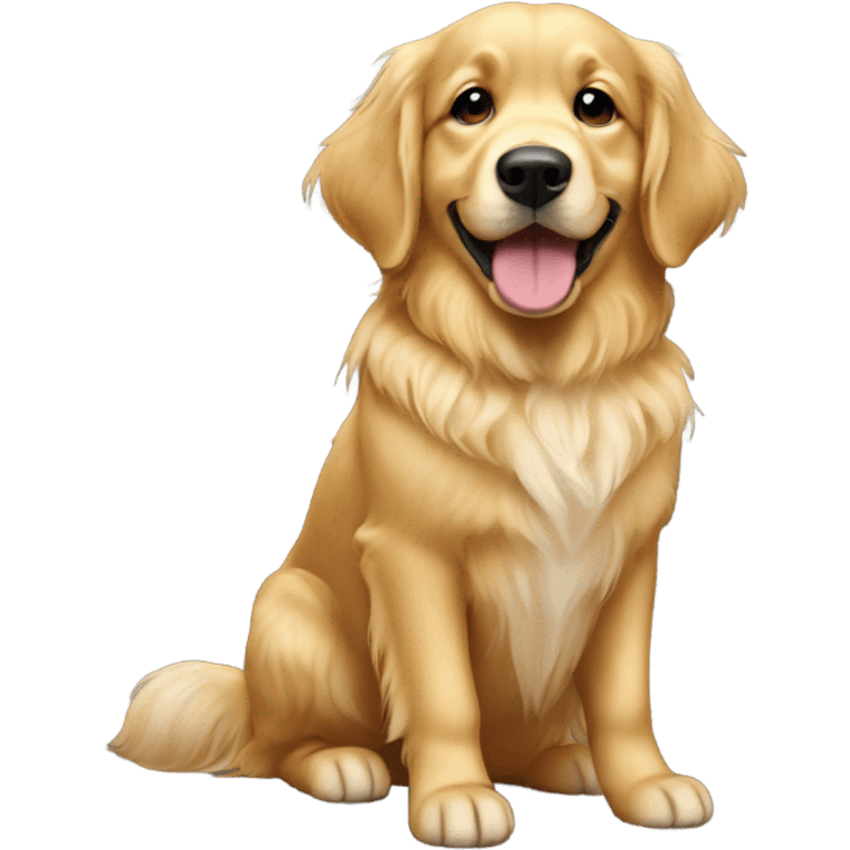 Golden Retriever Golden  emoji